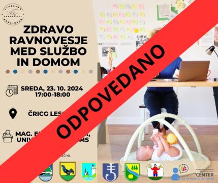Zdravo ravovesje med službo in domom